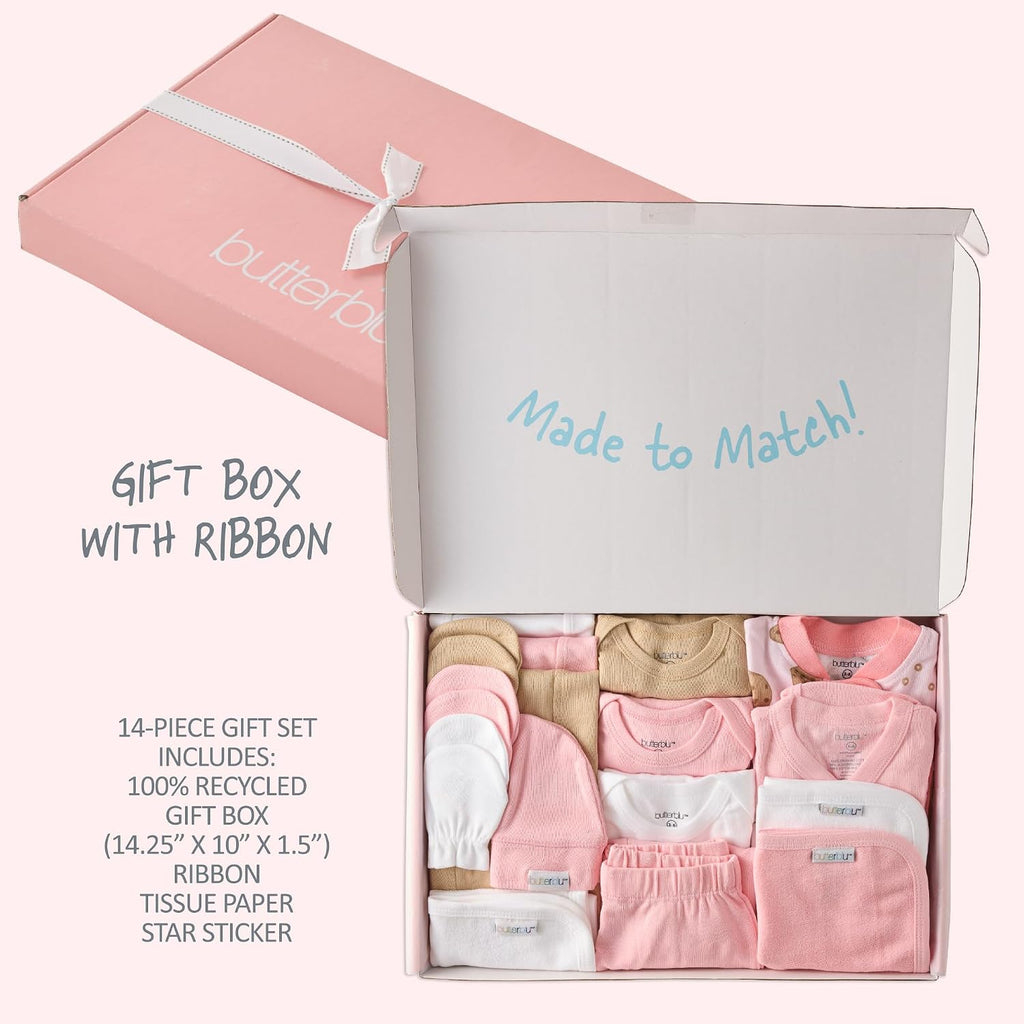 Sweet Beginnings Piece Baby Gift Set Cotton Clothing in Box