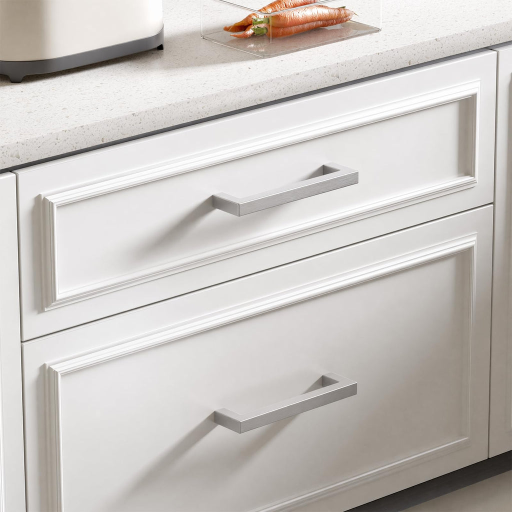 25 Pack 5 Inch Brushed Nickel Cabinet Pulls Kitchen Handles
