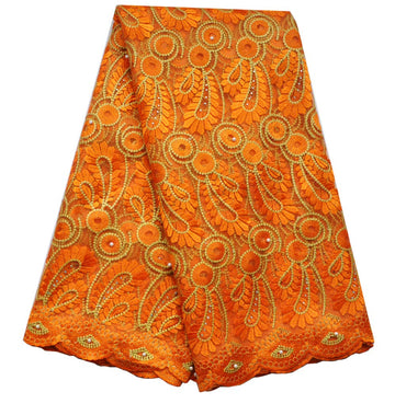 African Lace Net Fabrics Nigerian French Fabric Embroidered and Manual Beading Guipure Cord Lace for Party Wedding 5