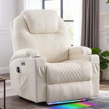 Power Recliner Chair with Heat and Massage for Adults