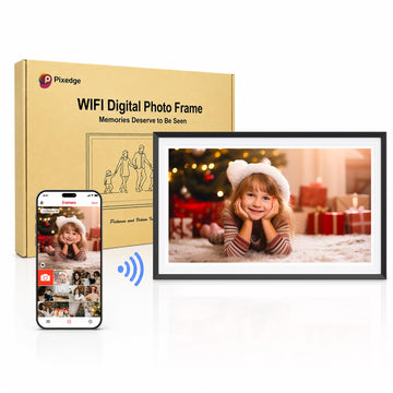 Frameo 15.6 Inch Smart WiFi Digital Picture Frame, 32GB Touchscreen