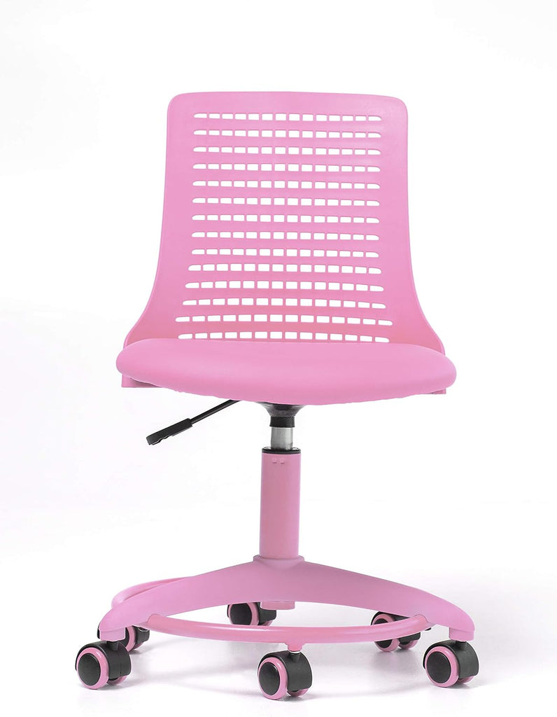 Kids Desk Chair Adjustable Height School/Home Children 4-12 Swivel with Anti-Scratch Wheels Breathable Back Chair