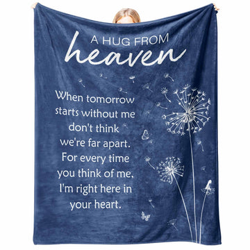 Memorial Gifts, Sympathy Gifts for Loss of Loved One, Soft Flannel Memorial Blanket, Bereavement Gift Idea, Grief