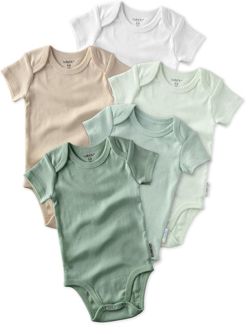 Avery Multipack Short Sleeve Bodysuits 100% Organic Cotton