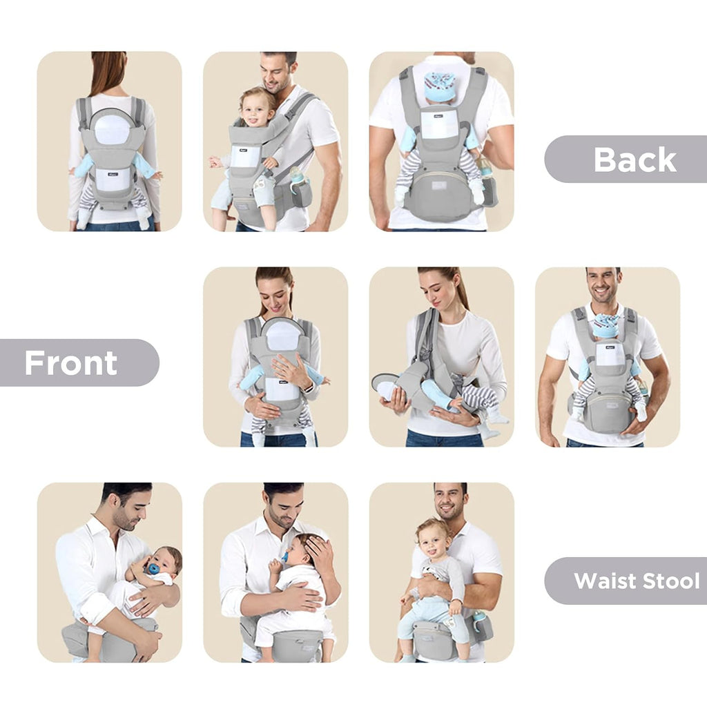 Carrier with Hip Seat, Multi-Functional 9 in 1 Baby Hip Carrier