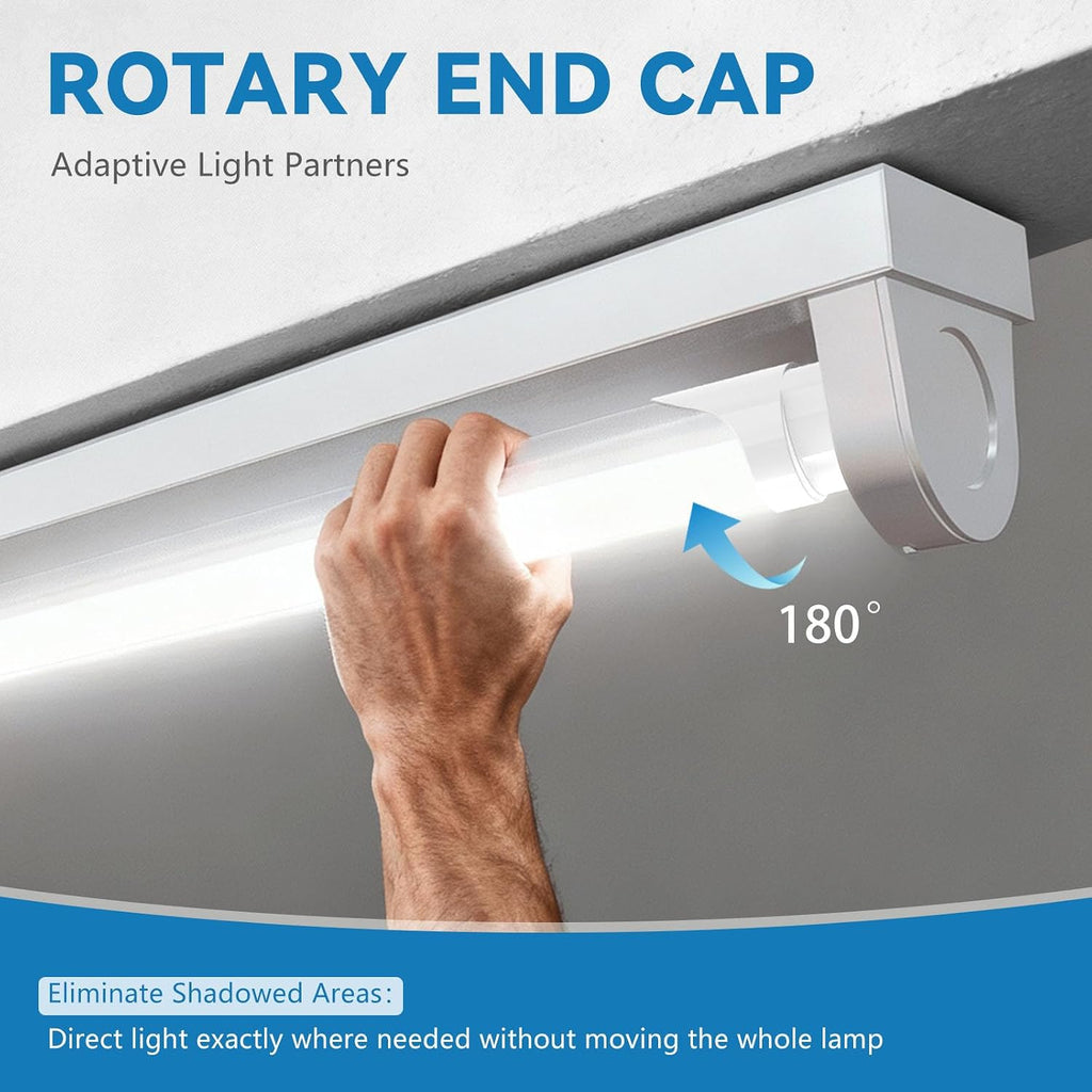 T8 LED Tube Light 18 Inch, F15T8 LED Replacement Bulb, 7W 1050LM, Selectable 6CCT (3000K-6500K), Type A+B, Single or