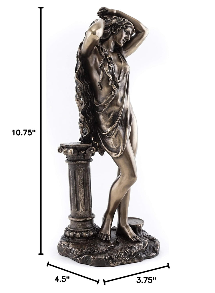 Aphrodite Goddess Statue - Greek Roman Venus Mythology Sculpture- The Goddess of Love Figurine in Cold Cast Bronze