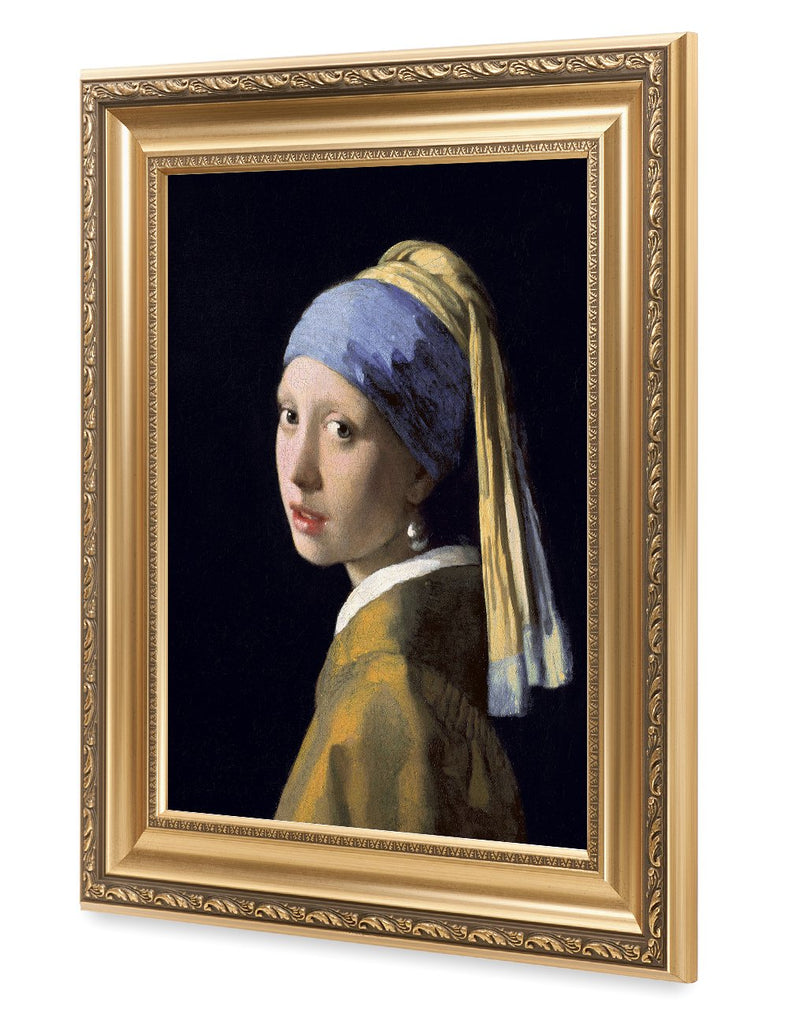 Girl With a Pearl Earring Framed Wall Art, 22x26