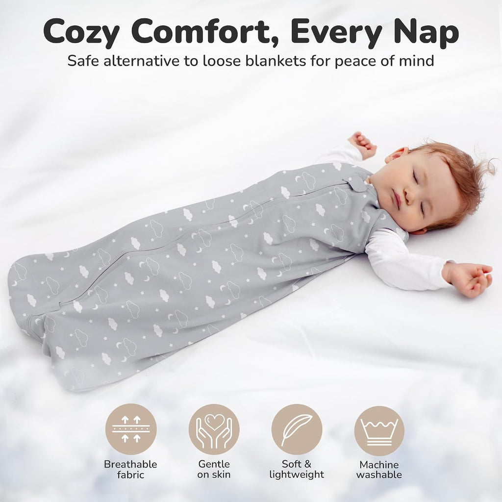 Organic Cotton Baby Wearable Blanket 2.5 TOG Winter Sleep Sack