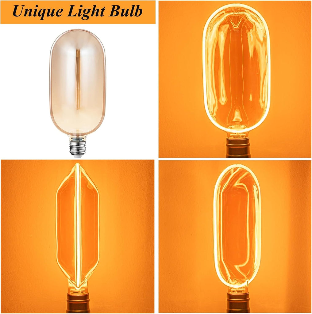 Large Edison Bulbs Oversized E26 Base LED Decorative Light Bulbs