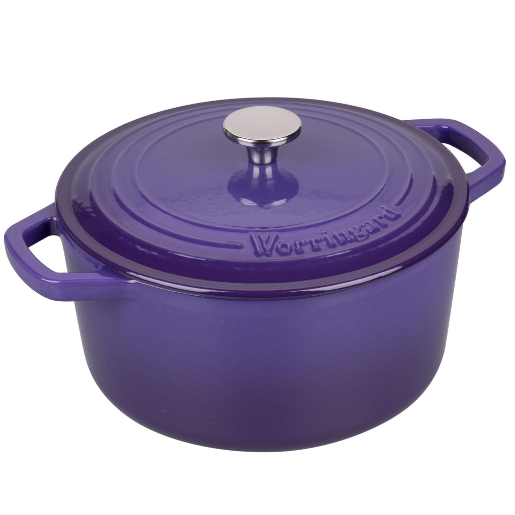 Enameled Cast Iron Dutch Oven Pot with Lid, for Bread Baking, Round Bread Oven- include Sourdough Bread Baking