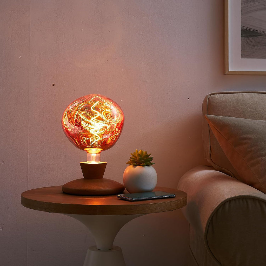 G150 Oversized Large LED Edison Bulbs,6W Warm Copper Glass