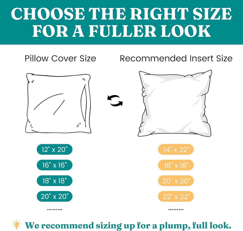 Throw Pillow Inserts, 22x22 - Set of 2