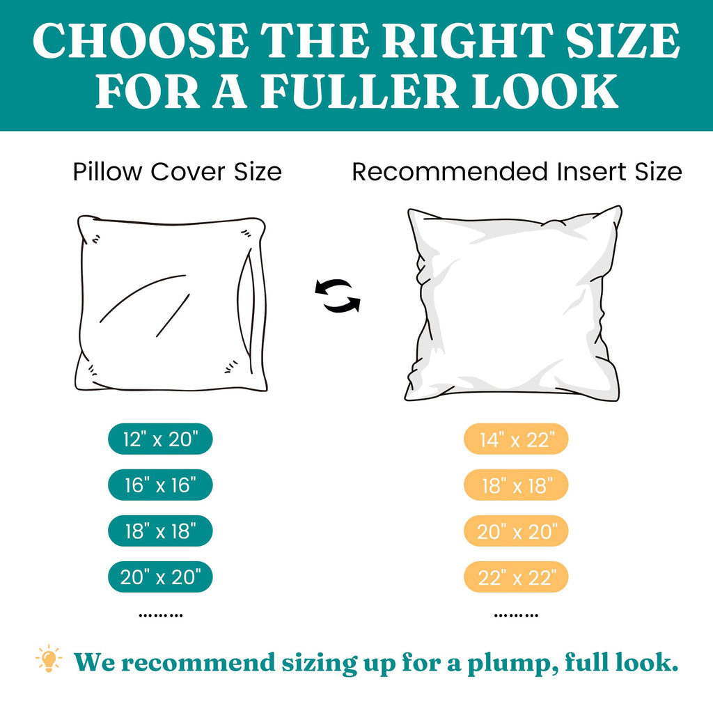 26 x 26 Throw Pillow Inserts