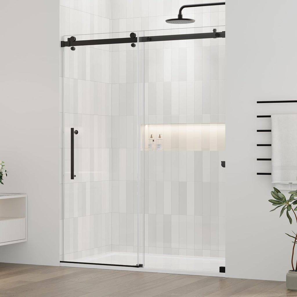 56-60.in W x 75.in H Frameless Shower Door