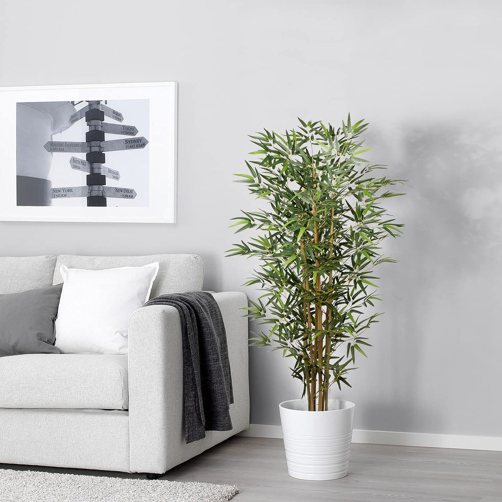Bamboo Tree 5FT Large Silk Fake Bamboo Plant Home Office Decor