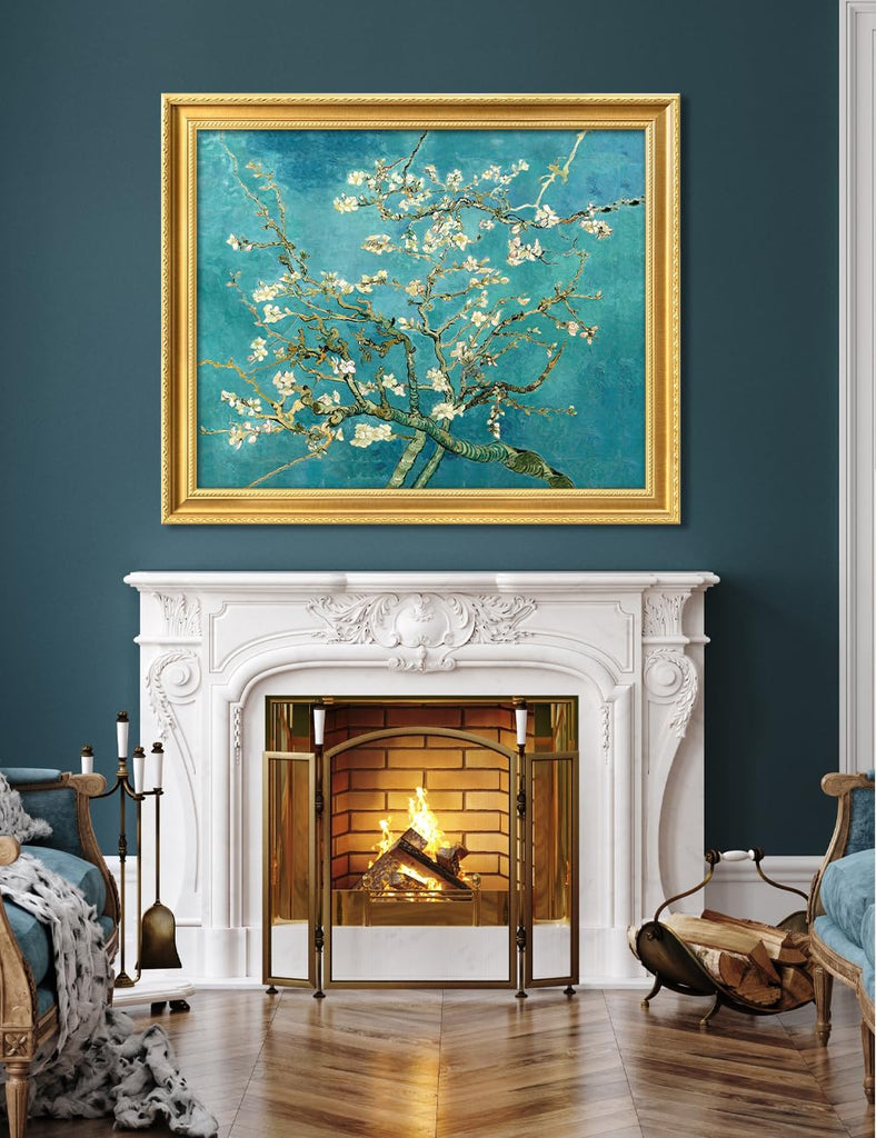 Vincent Van Gogh Wall Art Framed, Almond Blossom, 35x29