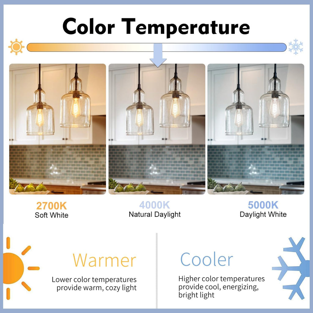 4Pack Dimmable Vintage LED Edison Bulbs, Neutral White 4000K