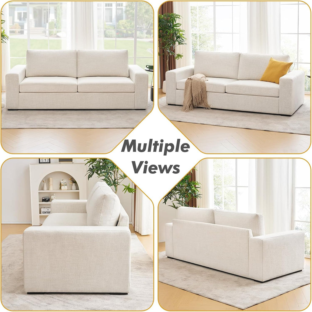85" Modern Sofa Couches for Living Room, 3 Seater Sofa