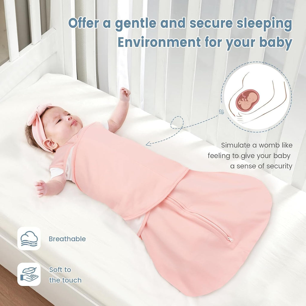 Baby Swaddle Sleep Sack, 1.0 TOG, 100% Cotton
