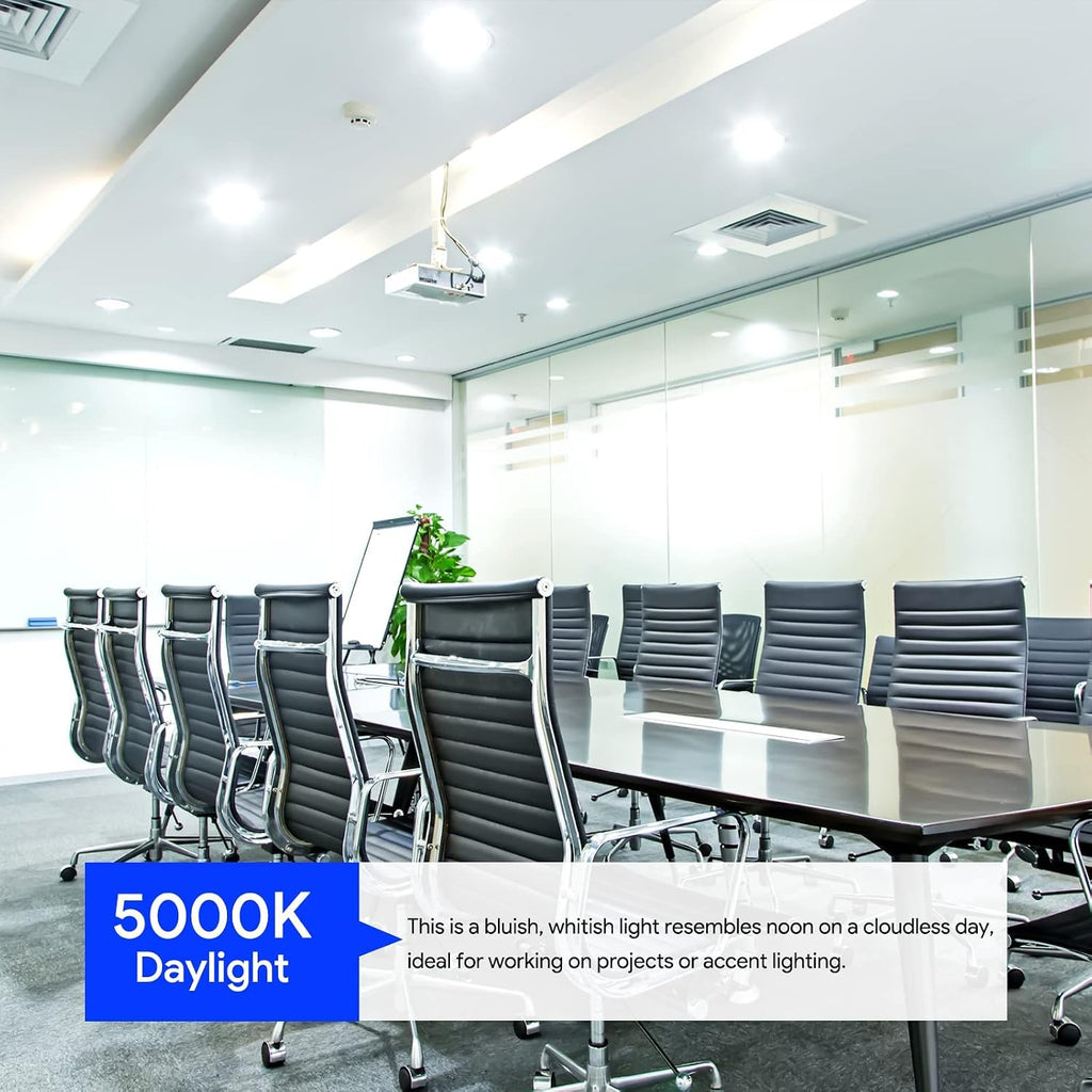 Energetic BR40 LED Indoor Flood Light Bulbs, Dimmable, 5000K Daylight, 110W Equivalent, 1600LM, E26 Base, Recessed