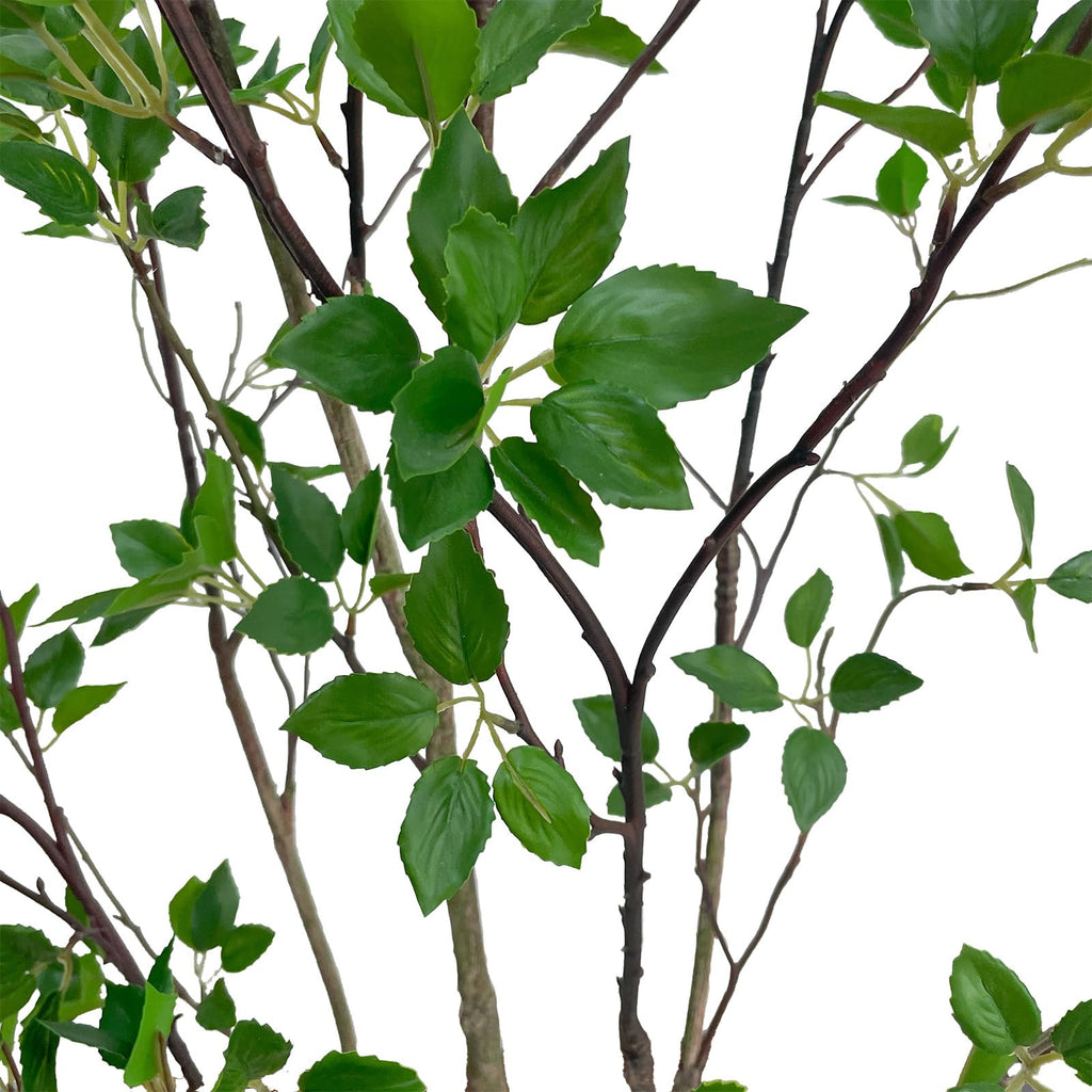 7FT Artificial Citrus Tree, Minimalist Faux Tree with Lifelike Leave