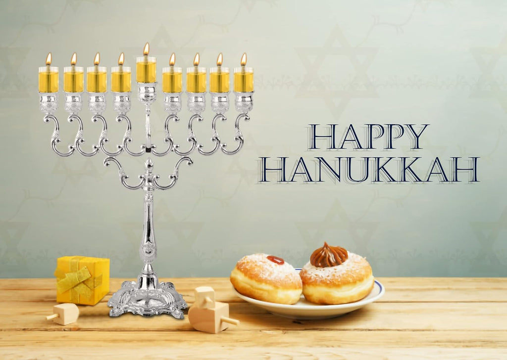 Chanukah Oil Glass Cups - Glass Oil Insert Cups for Menorahs - #7 (9 Pack) - Set of 9