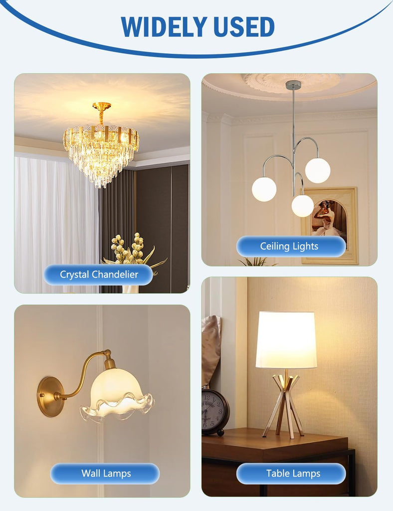 G9 Led Bulb Warm White, 3W, 350LM, 2700K, Equivalent to 30-40W Halogen, No Flicker, Non-Dimmable, 360°Beam Angle, AC