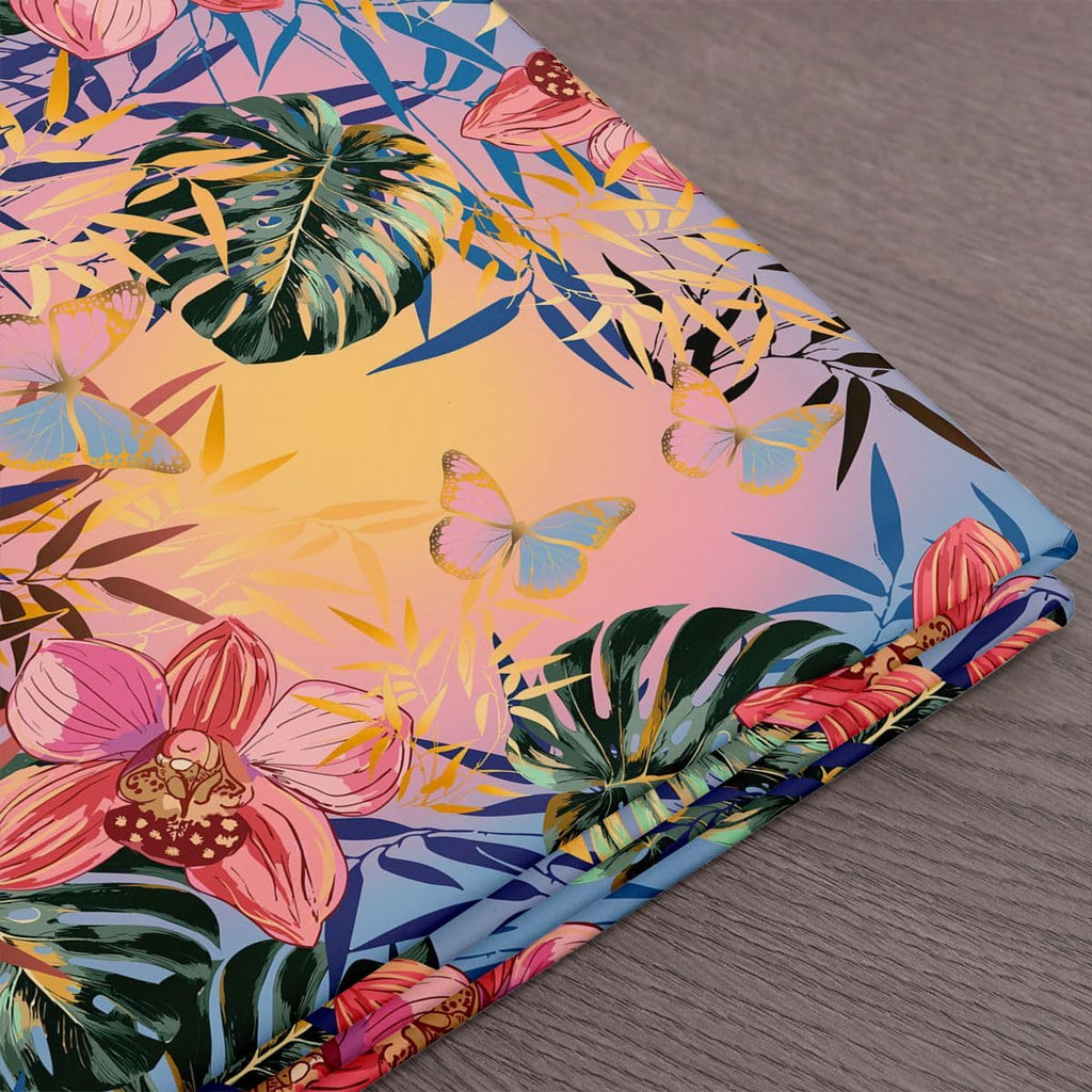 Tropical Plants Fabric By The Yard Palm Leaf Upholstery Fabric Palm Tree Leaves Wild Jungle Botanical Decorative