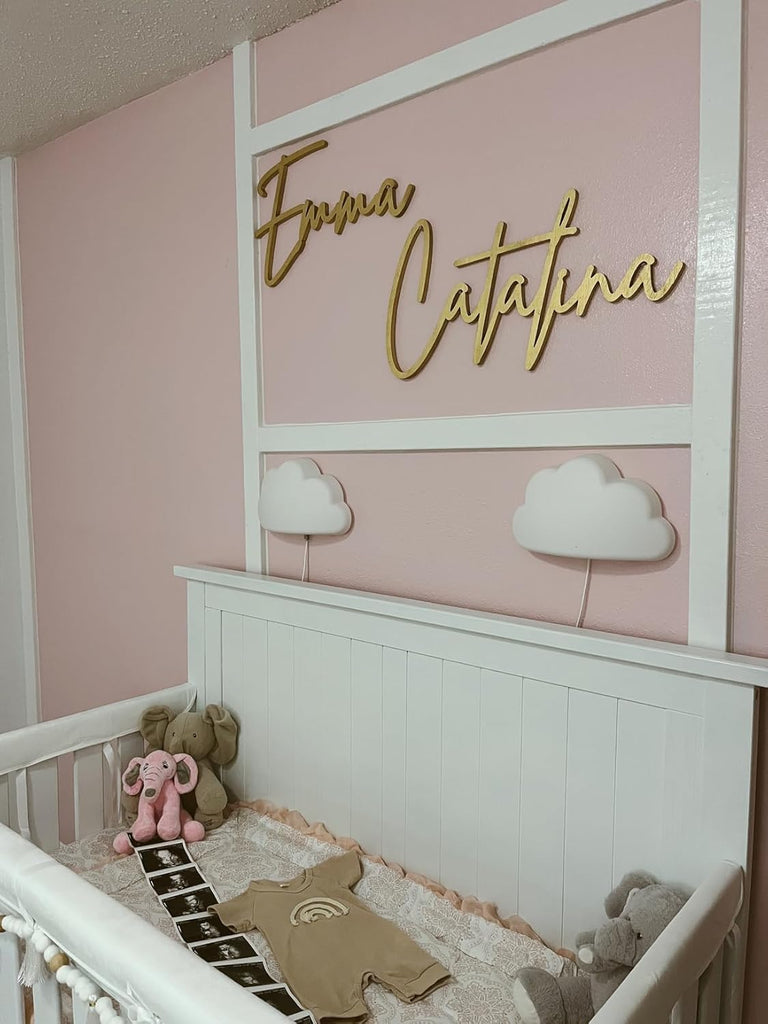 Personalized Custom Wood Name Sign, Nursery Name Signs, Family Wooden Baby Name Signs, Choice of Size & Fonts!
