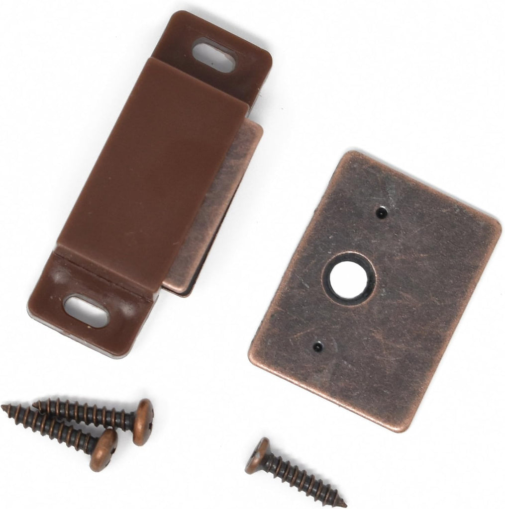 Single Magnetic Catches Brown/Antique Copper Retail Pack (10)