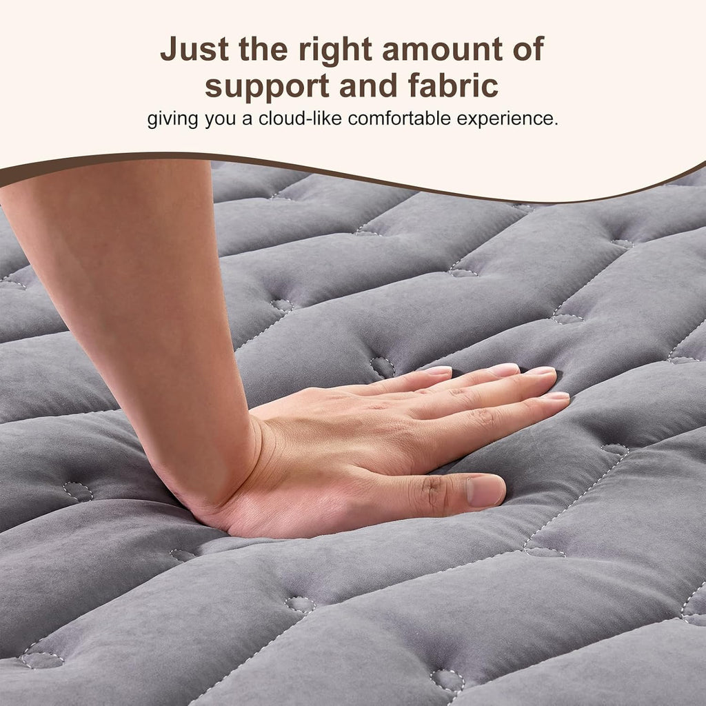 Premium Foam Japanese Futon Floor Mattress 60"x 80", 100% High Density Foam Comfortable Floor Mattress, 3.2"