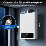 Natural Gas Tankless Water Heater, 4.75GPM 102, 000BTU Instant Hot Water Heater
