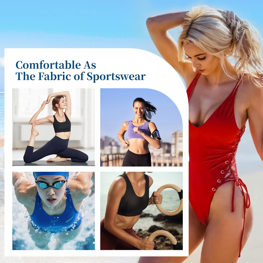 Nylon Spandex Fabric 80% Nylon, 20% Spandex Swimsuit Material Activewear Fabric 4-Way Stretch Lightweight