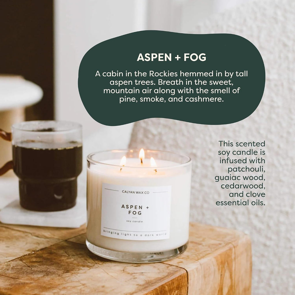 Everyday 3 Wick Scented Candle Gift Set - 4 Luxury Scented Candles - 43 Hour Burn - 3 Wick Clean Soy Wax Candles