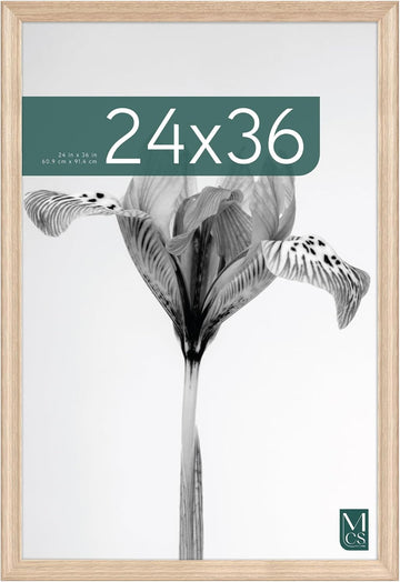 Studio Gallery Classic Poster Frame, 24x36, Natural Woodgrain | Studio Gallery Classic Poster Frame For Photos & Art