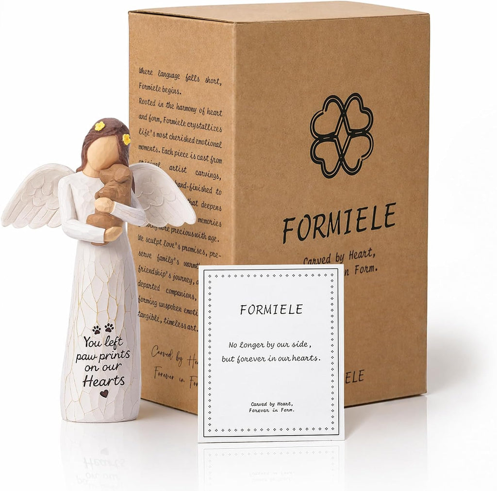 Dog Memorial Angel Figurine