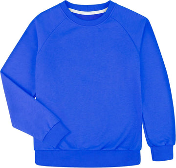 Boys Crewneck Sweatshirt, Cotton Long Sleeve Pullover