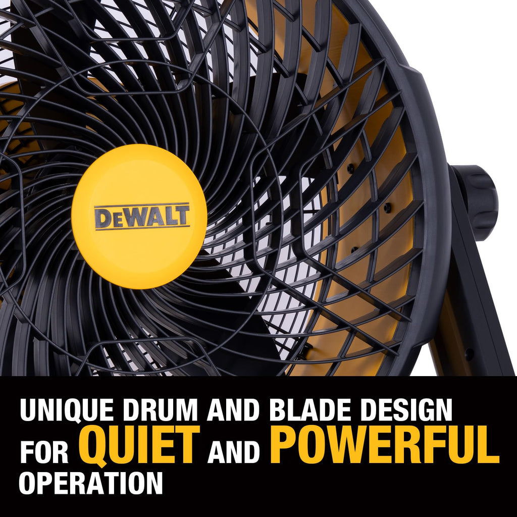 Industrial High-Velocity Floor Fan AC/DC Dual Power Supply, DXF1850B