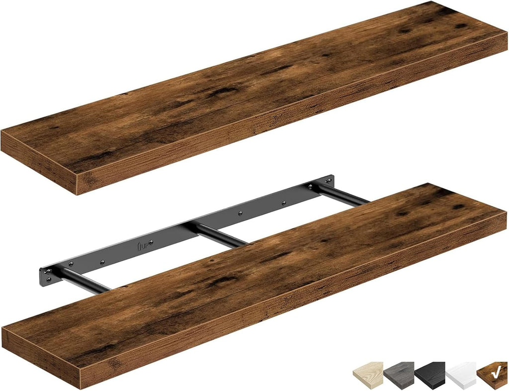 Floating Shelves for Wall 47.2" Extra Long - Wall Shelf Bathroom Kitchen Living Room Bedroom Farmhouse Home Decor
