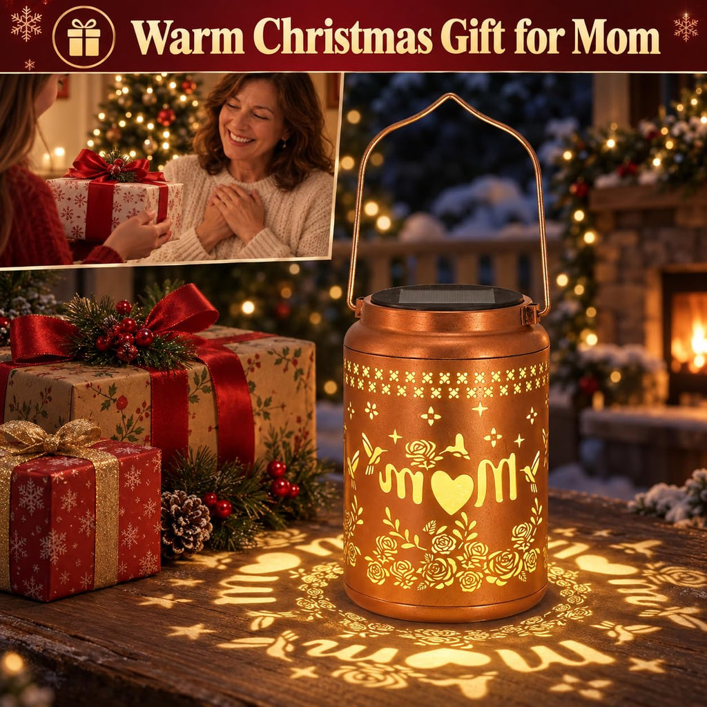 Mother Day Gifts for Mom - Solar Lanterns Outdoor Waterproof