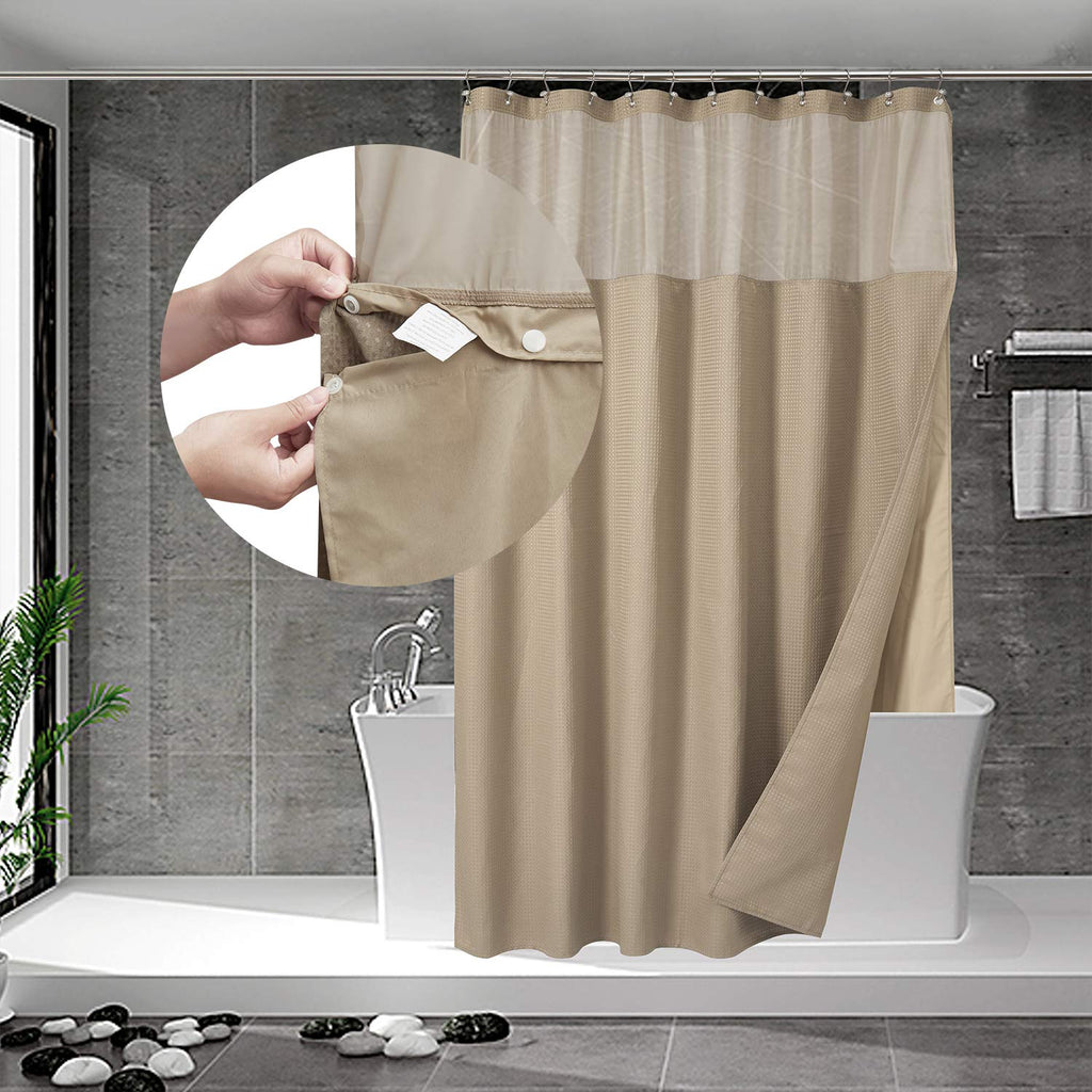 Extra Long Waffle with Snap Liner 71x84, Linen