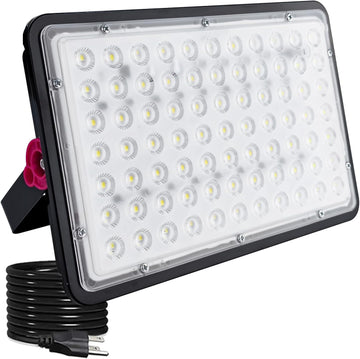 200W Led Outdoor FloodLight, Exterior Flood Lights, Led Stadium Lights, Plug in Flood Light, for Yard, Garden