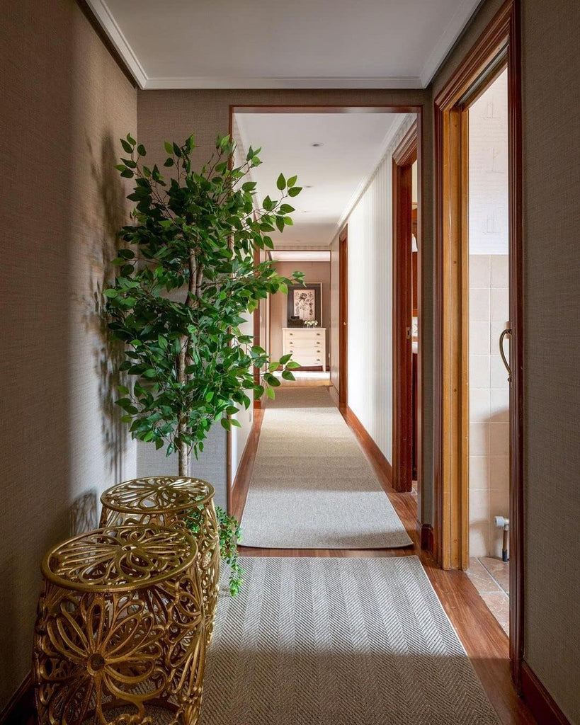 Fake Ficus Tree 6 FT Lifelike Faux Plant Decor