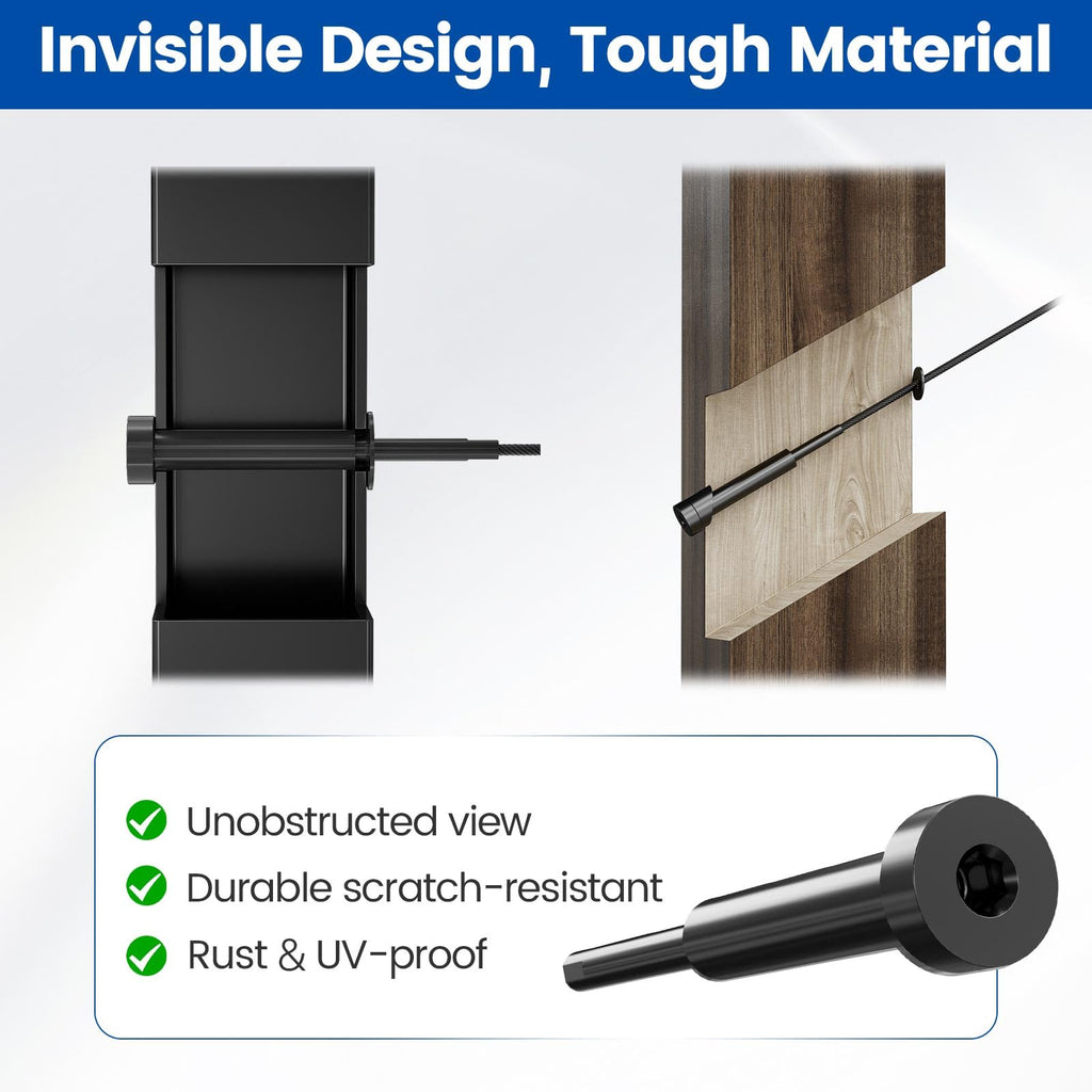 [Patent] 80Pack Black Cable Railing Tensioner & Terminal CR26