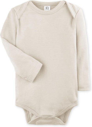 Unisex Baby Organic Cotton Long Sleeve Bodysuit