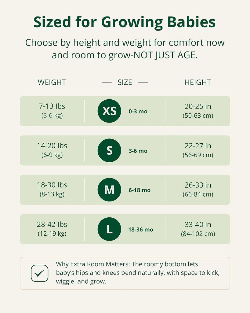 Soft Bamboo Viscose Baby Sleep Sack, 1.0 TOG Baby Sleeping Bag 2 Pack, Cozy Baby Wearable Blanket Way Zipper