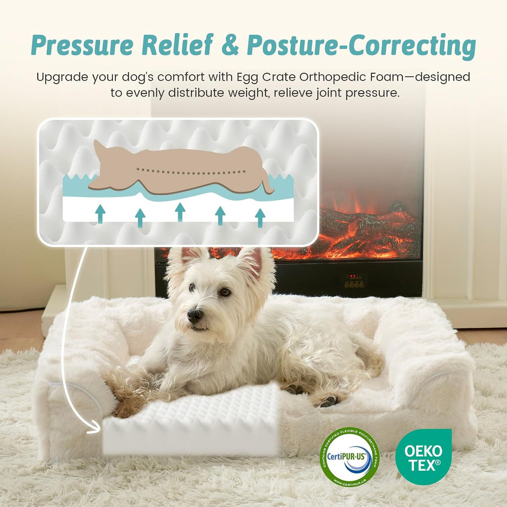 Orthopedic Large Dog Bed, Washable Pet Bed