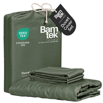 100% Viscose Derived from Bamboo Duvet Cover Set King Size, 3 PC