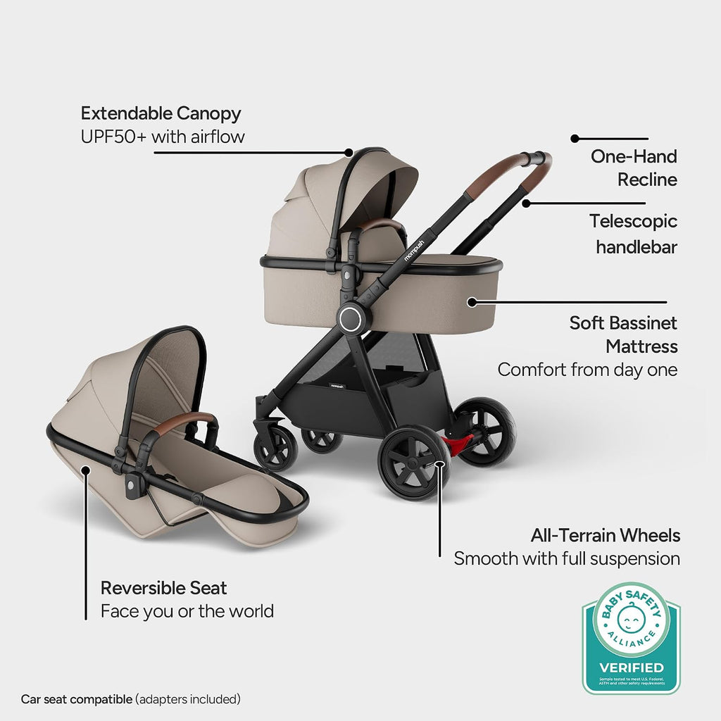 Ultimate2 Full-Size Stroller with Bassinet, Newborn to Toddler